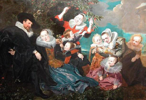 unknow artist Portrait of Beresteyn-van der Eem family